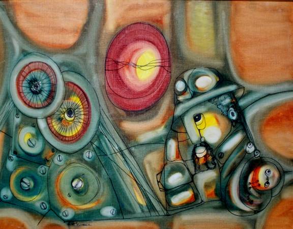 Hargreaves Ntukwana(1938-1998)- Original Painting,South African Artist 1