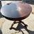 Antique Regency Style Mahogany Drum Table with drawer and glass top 5 thumbnail