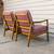 Early MCM Danish Ole Wanscher FD-109 Lounge Chairs 8 thumbnail