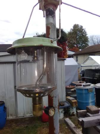 Coleman Propane Lantern valve and top section 1
