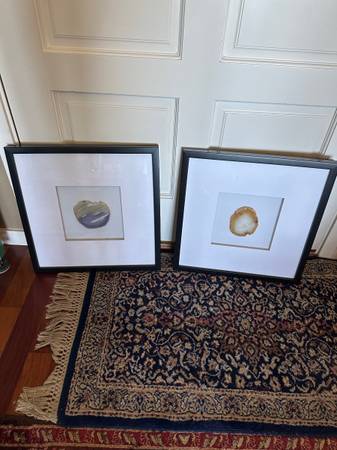 Picture frames, framed art crystals, rocks wall hanging 1