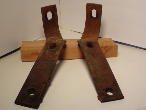 1954 MERCURY FRONT BUMPER SUPPORT BRACKETS 1