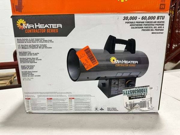 Mr. Heater 30-60k BTU Propane Heater 1