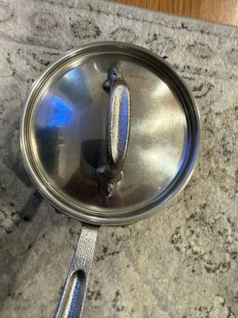 Vintage All Clad Master Chef 2 Qt Sauce Pan W/ Lid 1