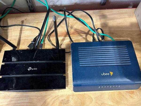 Modem and Router 1