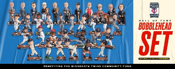 Minnesota Twins HOF Bobblehead Set 1