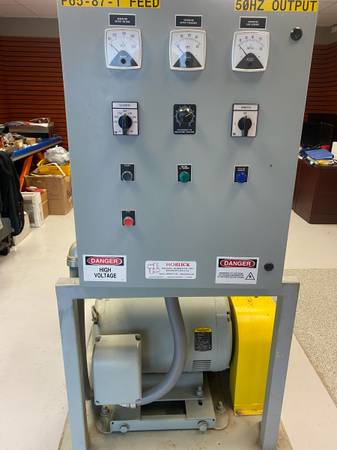 Motor generator frequency converter 1