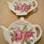 Tea Pot Motif Tea Bag Rest- Roses 1 thumbnail