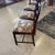 Wood upholstered seat kitchen or dining chairs, 4 available 4 thumbnail