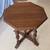 Vintage Octagon Shaped Table Solid Wood 2 thumbnail