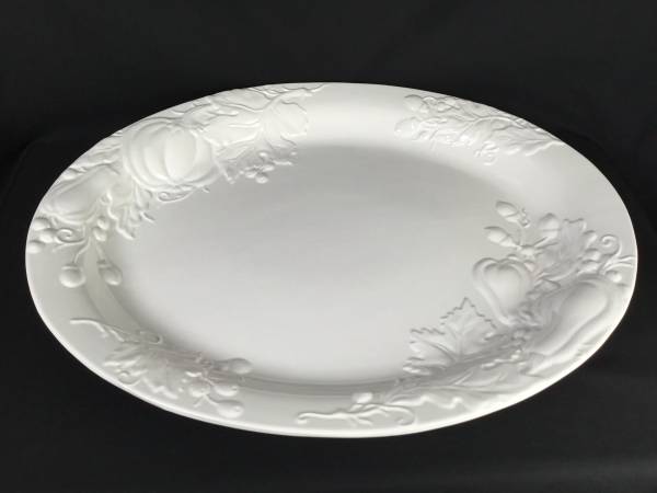 Large White Serving Platter 1
