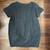 Vivian Shyu black 100% linen top Tunic Blouse high-low hemline-S/M 3 thumbnail