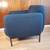 Blu Dot Puff Puff Lounge Chair in Society Blue Maharam Tweed 9 thumbnail
