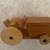 Vintage 70s Carved Wooden Toy Boat and Tractor 2 thumbnail