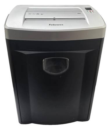 Paper DOCUMENT Shredder FELLOWES DM8C Heavy Duty Cross-Cut WORKS GREAT 1