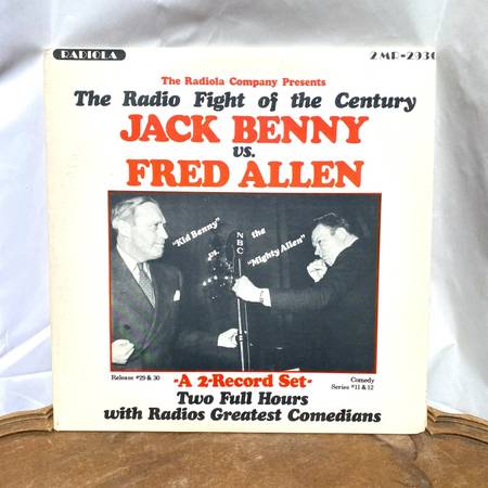 The Radio Fight of the Century JACK BENNY vs FRED ALLEN 1974 Vinyl Rec 1