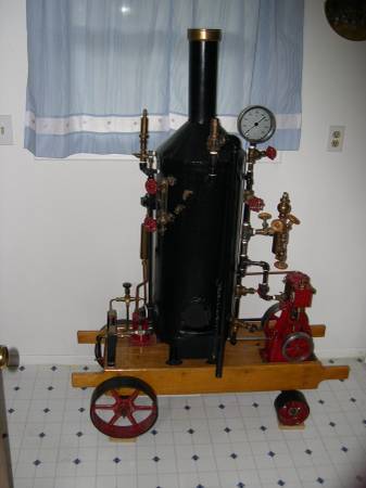 Steam Engine & Boiler setup 1