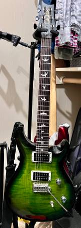 PRS CE24 Mahogany with upgraded bridge PRS hard shell case 1