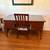 Ethan Allen Solid Wood Desk w/ Glass Top – Dovetail Drawers – Excellent Cond 1 thumbnail