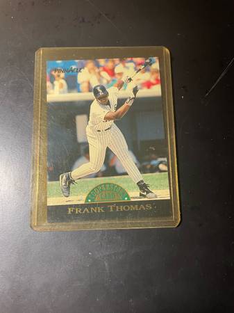 1993 pinnacle (oromo card) frank thomas 1