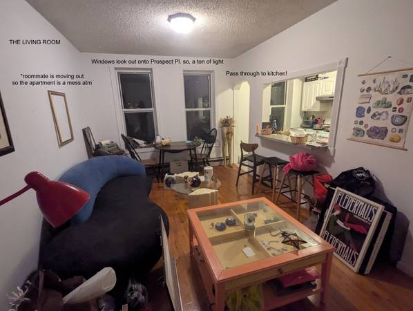 Giant Room in 3/br apartment - 3 windows! $1,700