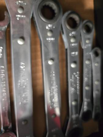 Craftsman metric ratcheting box end 5 piece wrench set 1