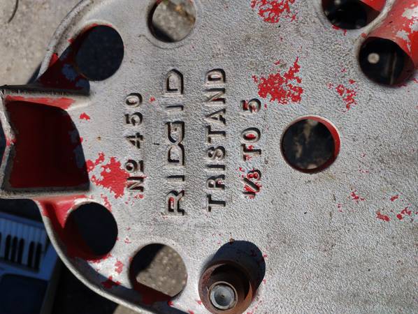 Ridgid Tristand Pipe 1