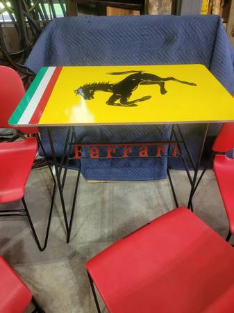 FERRARI TABLE & CHAIRS 1