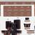 NEW 6-PC LUGGAGE SET..BLACK..HARDSHELL.. LIGHTWEIGHT 2 thumbnail