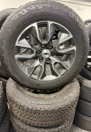 20"CHEVROLET TAHOE SUBURBAN GREY WHEELS RST WHEELS RIMS TIRES 1