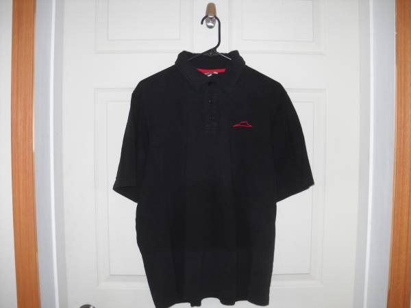 Barco Uniforms 3 Button Polo Shirt, Black (size large) 1