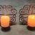 Wrought iron candle holders wall scones Spanish style 5 thumbnail