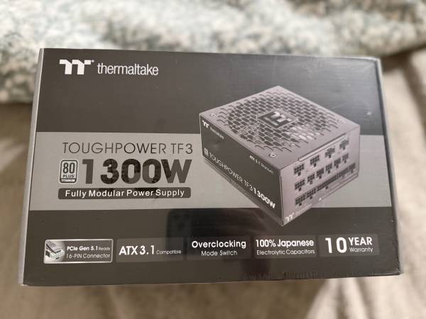 Toughpower TF3 1300W - TT Premium Titanium PC Power Supply ATX 3.1