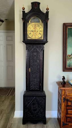 1700s longcase John Fletcher (Barnsley) clock 1