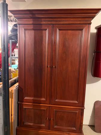 Solid Cherry Armoire 1