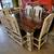 Rustic Reclaimed wood Dining Table 7 pieces set 3 thumbnail