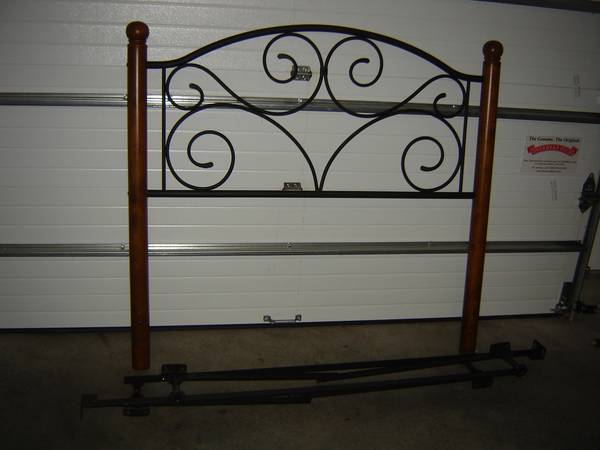 double bed frame with headboard 1