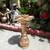 Vintage Cast iron lantern and Classic Sunny Clock decorate garden 20 thumbnail