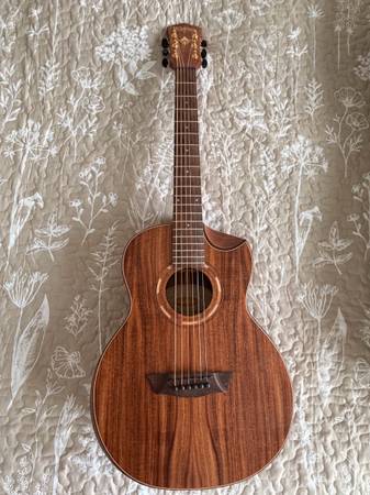 Washburn Confort G-mini 55 Koa Travel Size Acoustic Guitar 1