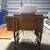 antique sewing machine table with brand new drop-in dry sink 1 thumbnail