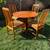 Solid Teak  dining set by sun cabinet made in Thailand *like 1 thumbnail