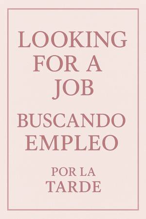 JOB WANTED 1
