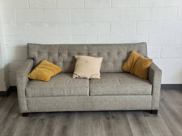 Custom Made Sleeper Sofa Couch With Upgraded Foam Mattress (Full) 1