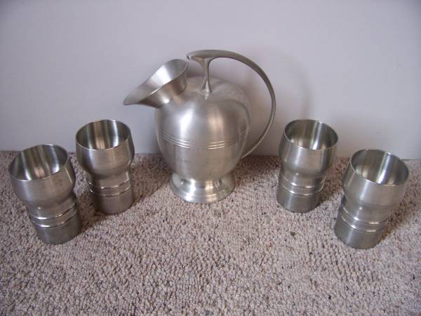 Pewter Drinkware Set 1