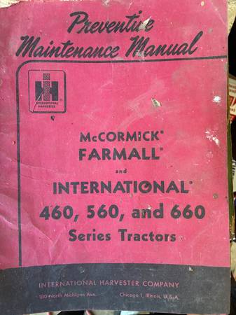 Farmall maintenance 1