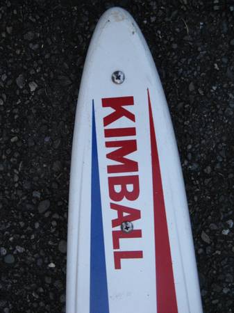 Esquís acuáticos de fibra de vidrio Kimball de los años 70 - $200 (North Bend, Wa.)63471420529539124