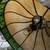 Antique Stained Glass Hanging Lamp Dome Pendant 23" diameter Slag 3 thumbnail