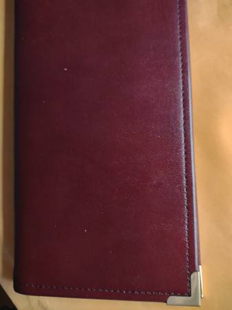 Business Card Organizer / Holder with 12 4-pocket Vinyl Inserts - New 1