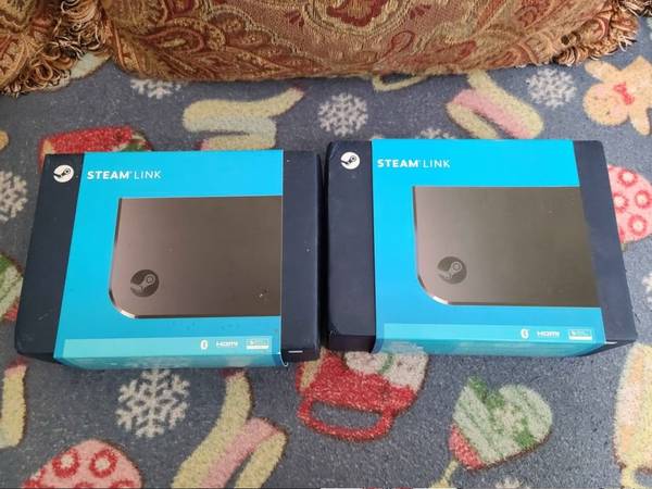 Valve Steam Link Pair with Power Supplies, New in Box (x2, $30 each or both $50) 1