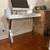 Chrome Stainless Steel Console Table with Lacquered Top 2 thumbnail